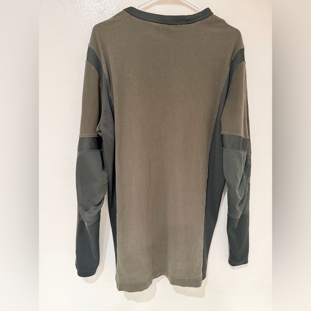 G-Star Raw Olive Green Long Sleeve Pullover Shirt Size L - Picture 7 of 7
